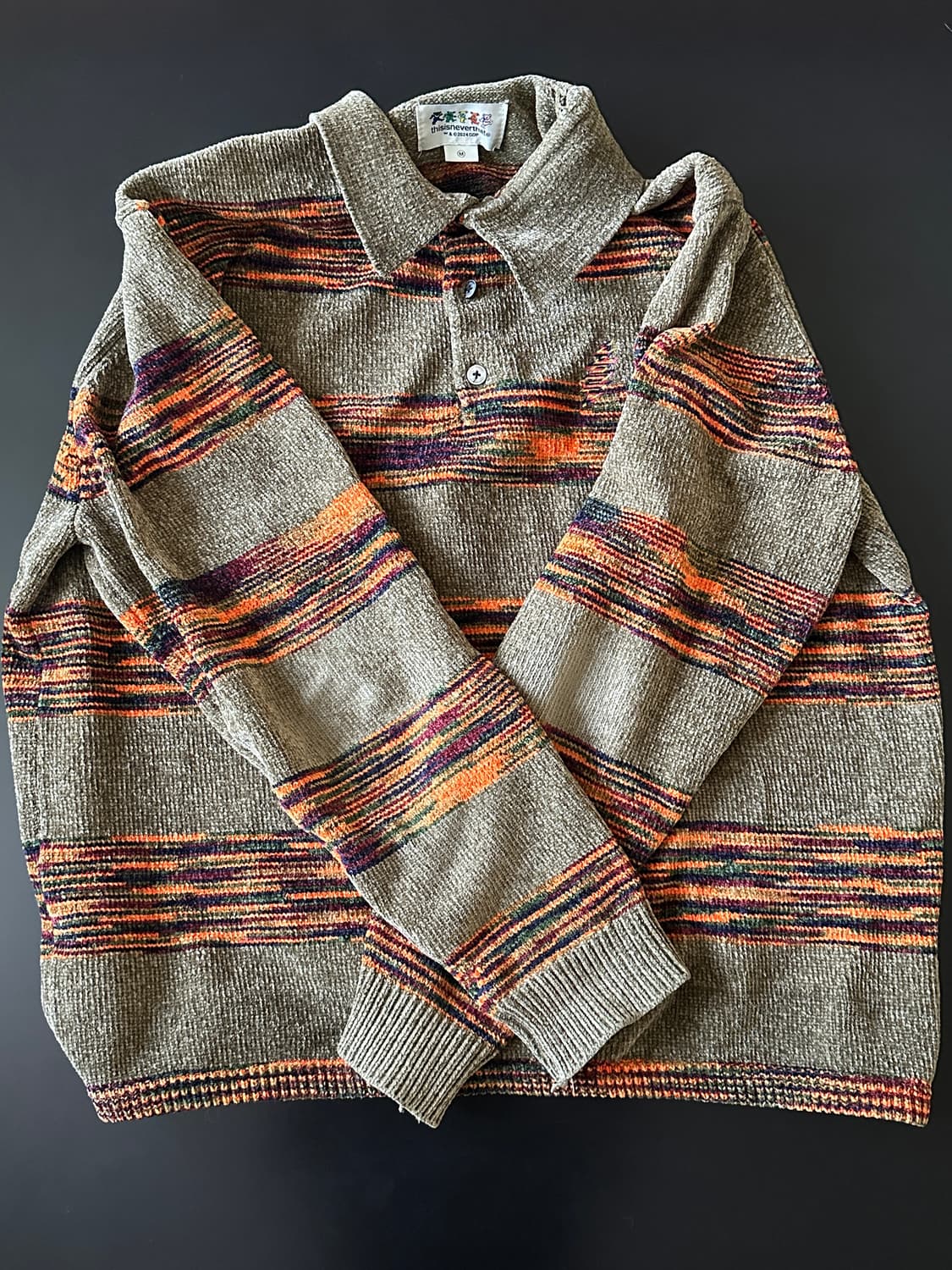 디네댓 그레이트풀 데드 벨벳 니트 M사이즈 상품이미지1