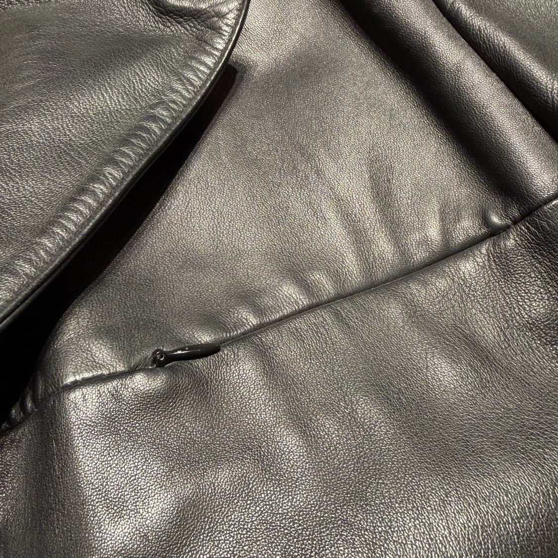 ALONE 램스킨 레더 카 코트 XL 양가죽 자켓 상품이미지2