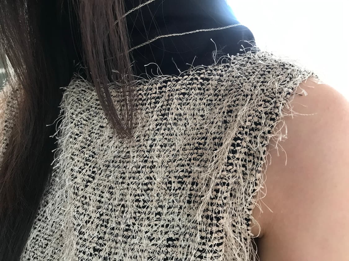 vintage fur sleeveless 상품이미지7