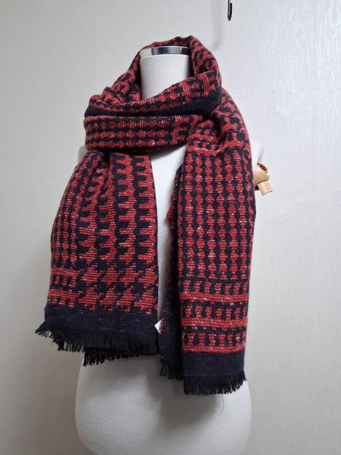 EDIFICE 이탈리아 에디피스 실크혼방 울 롱머플러 남여 상품이미지1