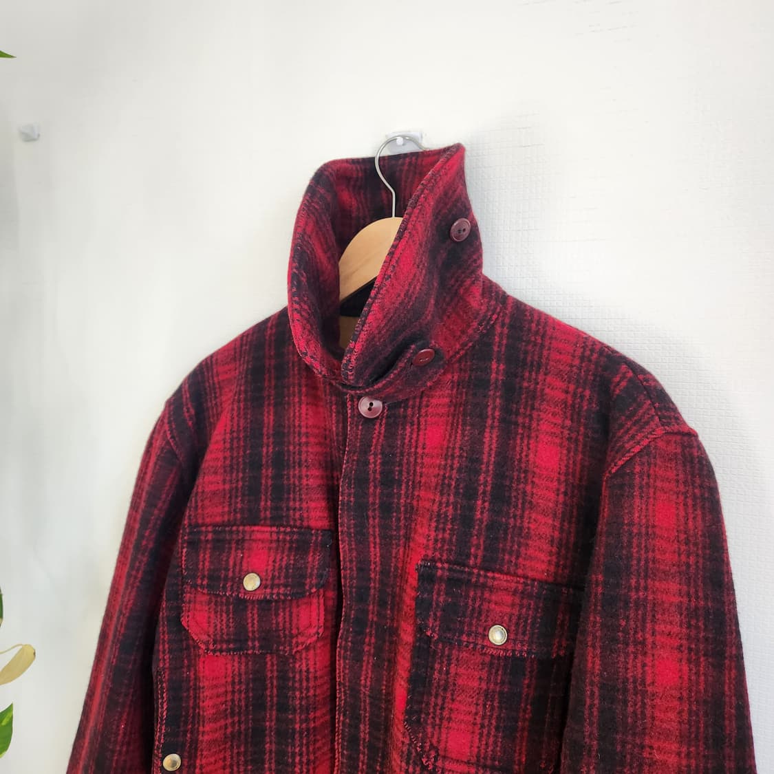 50s 울리치 럼버잭 체크 매키노 코트(USAmade) 상품이미지8