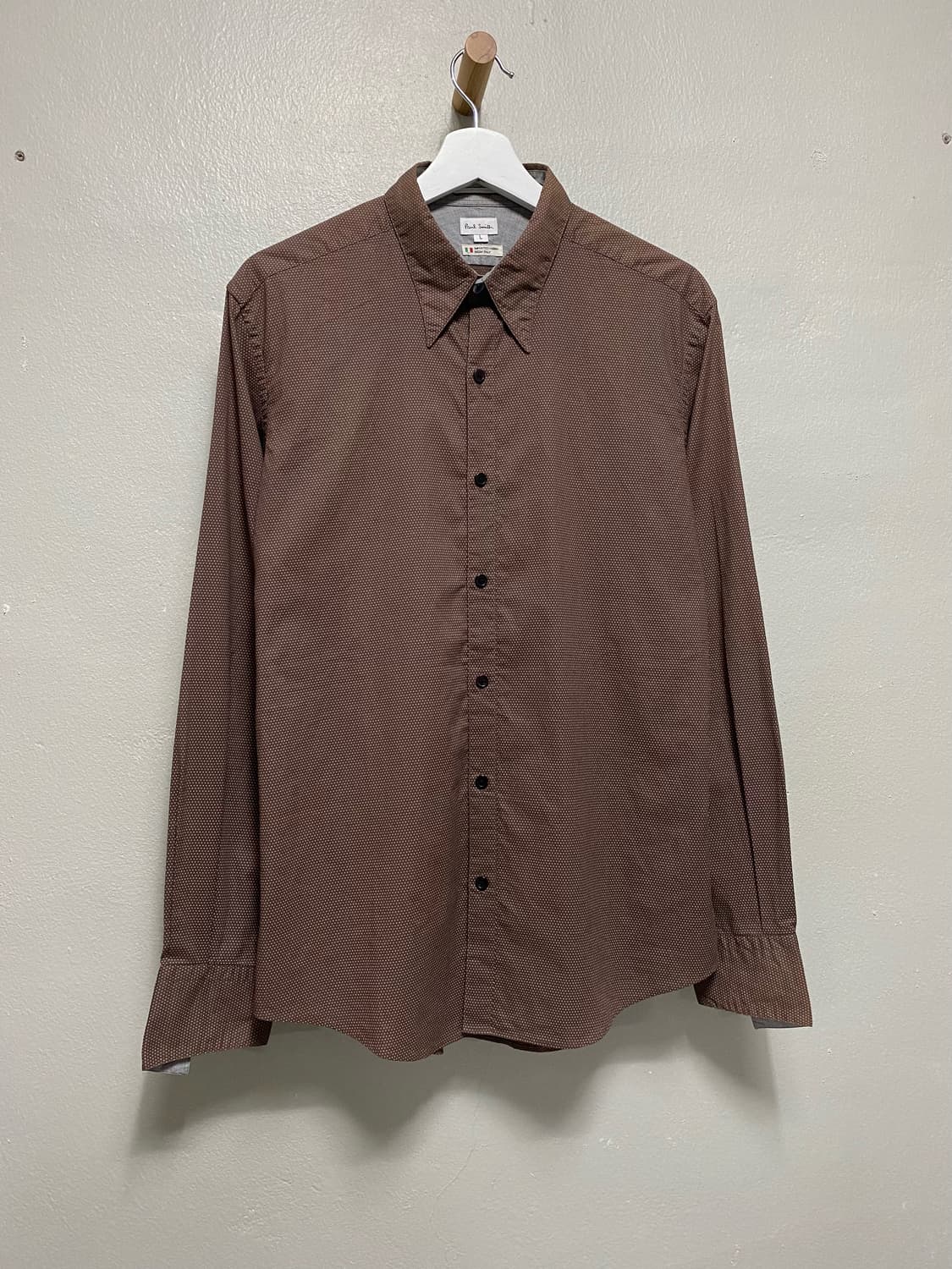 폴스미스 이태리 도트 비대칭 소매 셔츠 상품이미지1