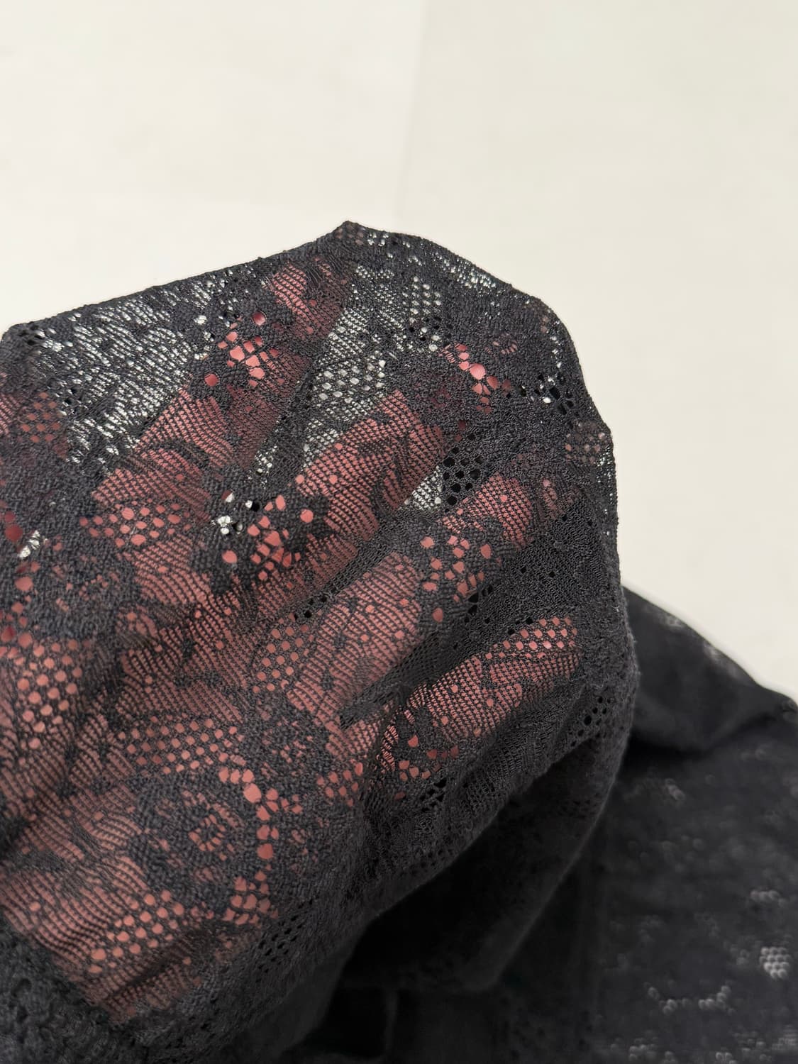 블랙 시스루 레깅스 상품이미지4