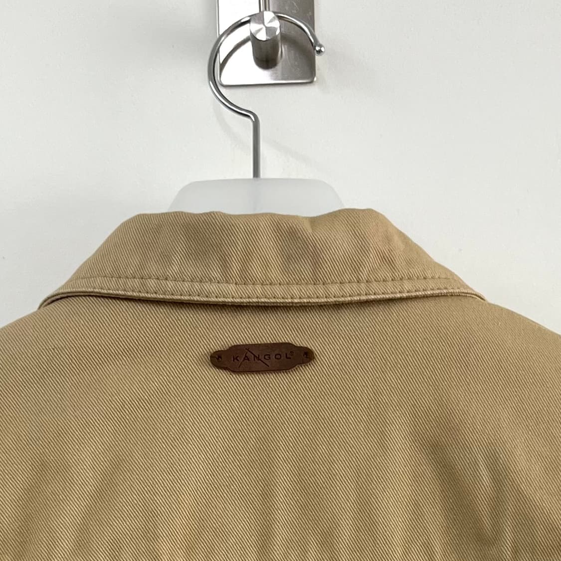 캉골 퀄티드 트러커 베이지 자켓 상품이미지5