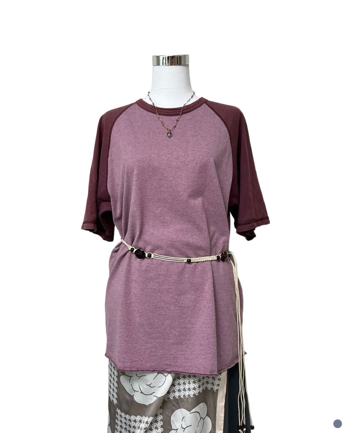 Purple overlock t shirt 상품이미지6