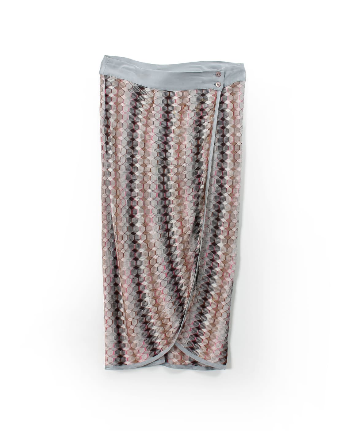 미쏘니 Missoni 니트 랩 레이어드 미디 스커트 상품이미지1