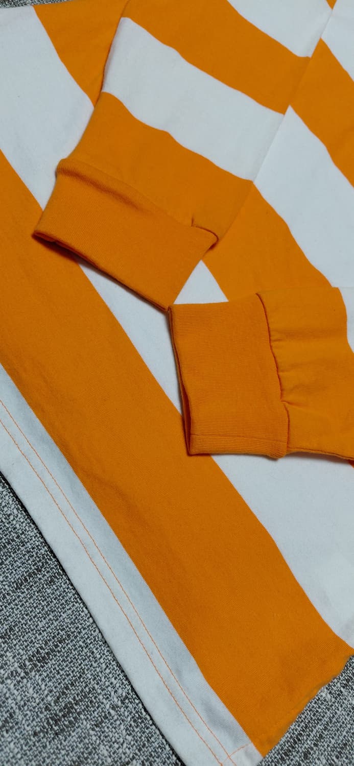 폴로 랄프로렌 럭비 셔츠 XL 오렌지 스트라이프 새상품 상품이미지6