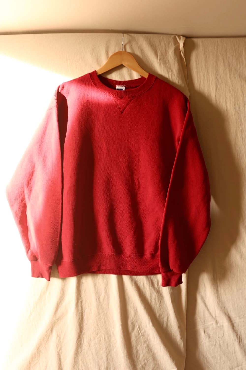 러셀 90s 맨투맨 스웻셔츠 레드 L 상품이미지1