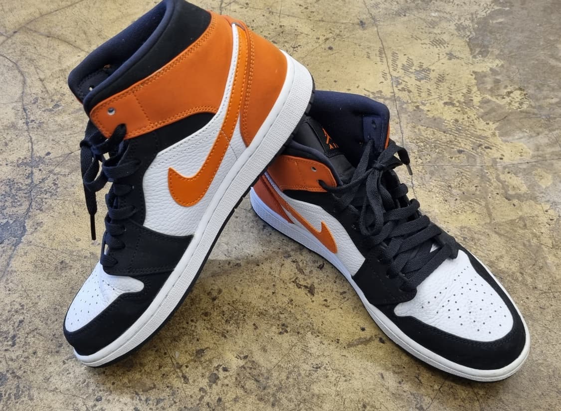 [정품] 에어 조던 1 미드 쉐터드 백보드 - 275 사이즈 상품이미지2