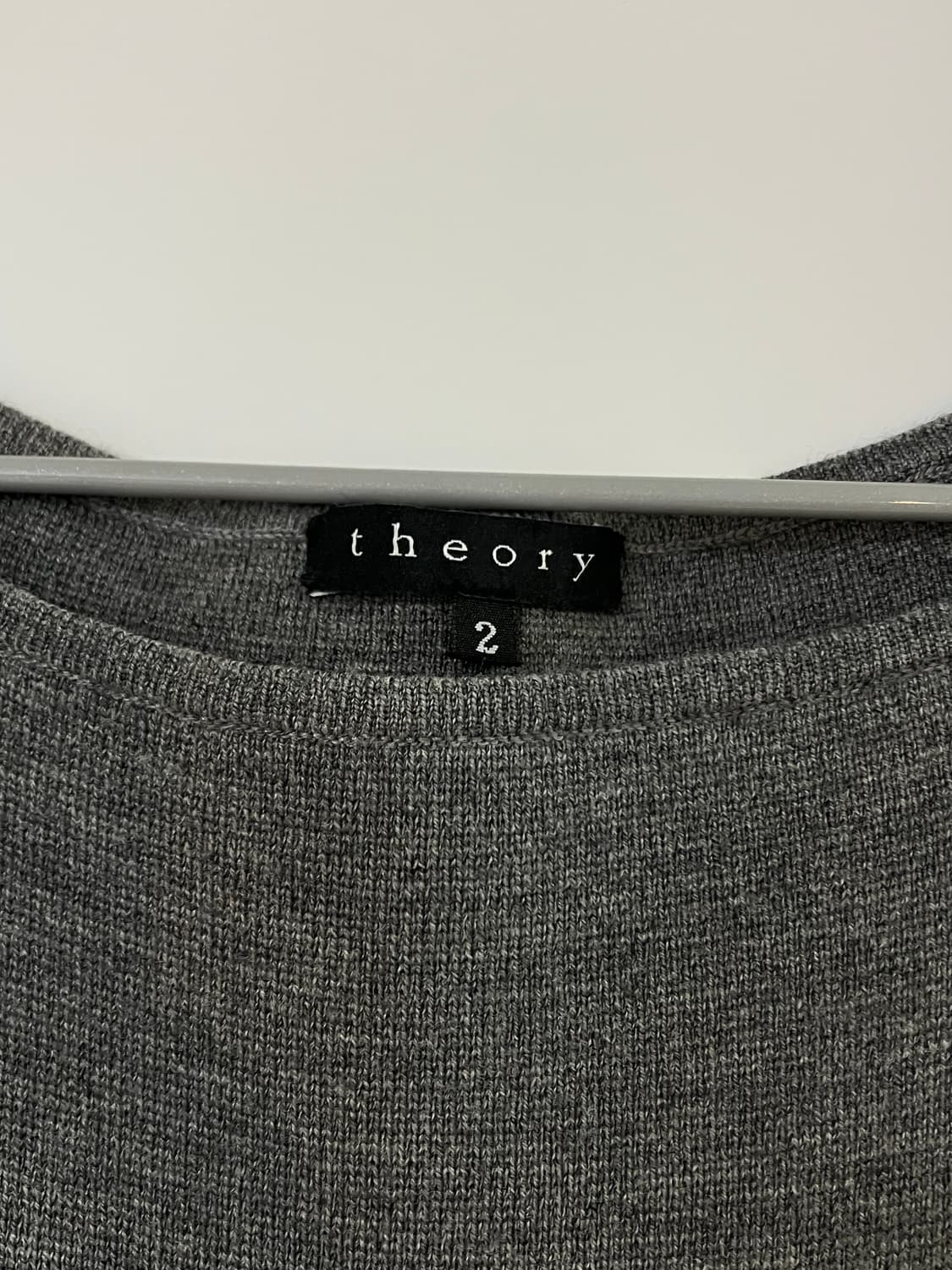 Theory 그레이 울 니투 원피스 울95% 상품이미지4