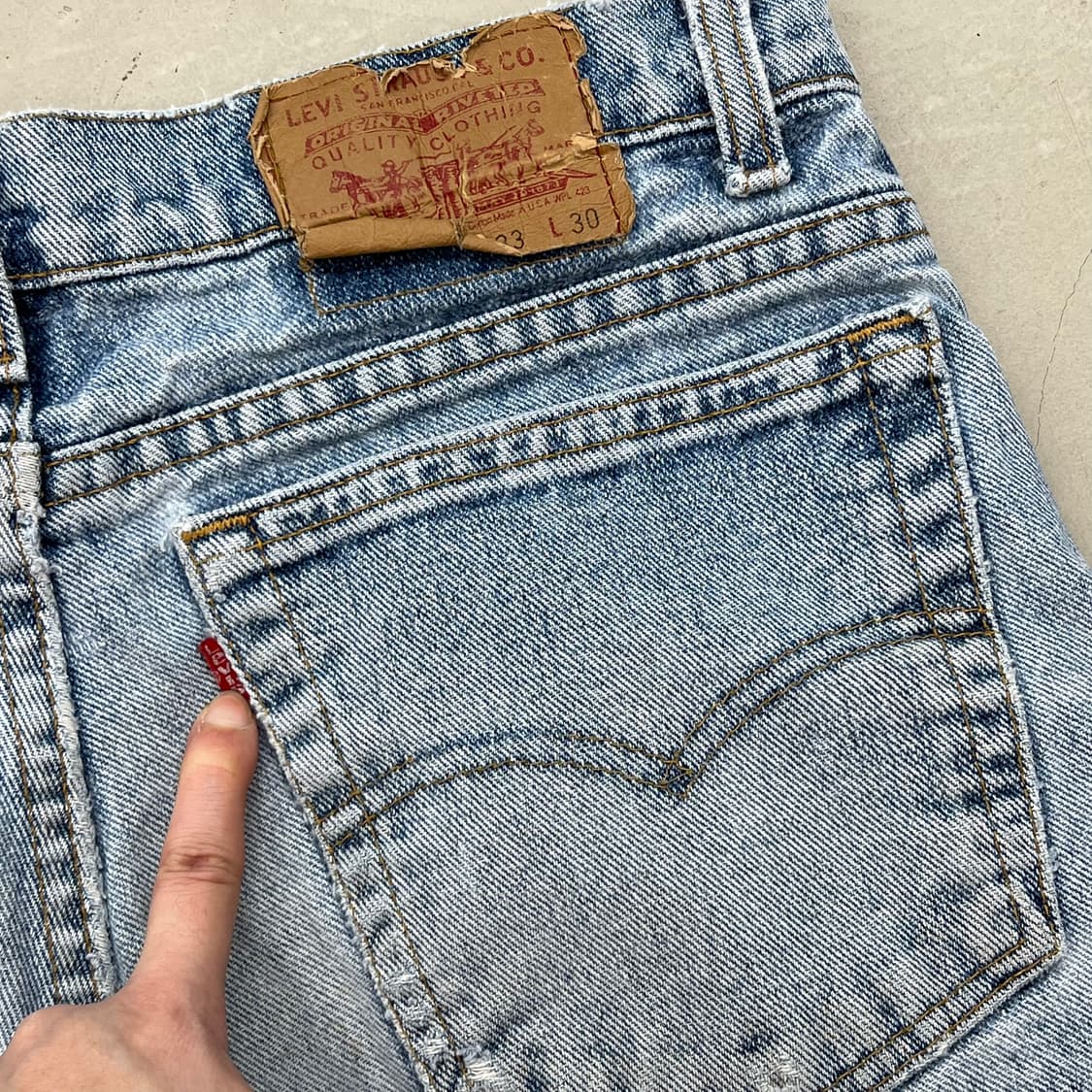 usa리바이스 550 데님팬츠 r2458 상품이미지6
