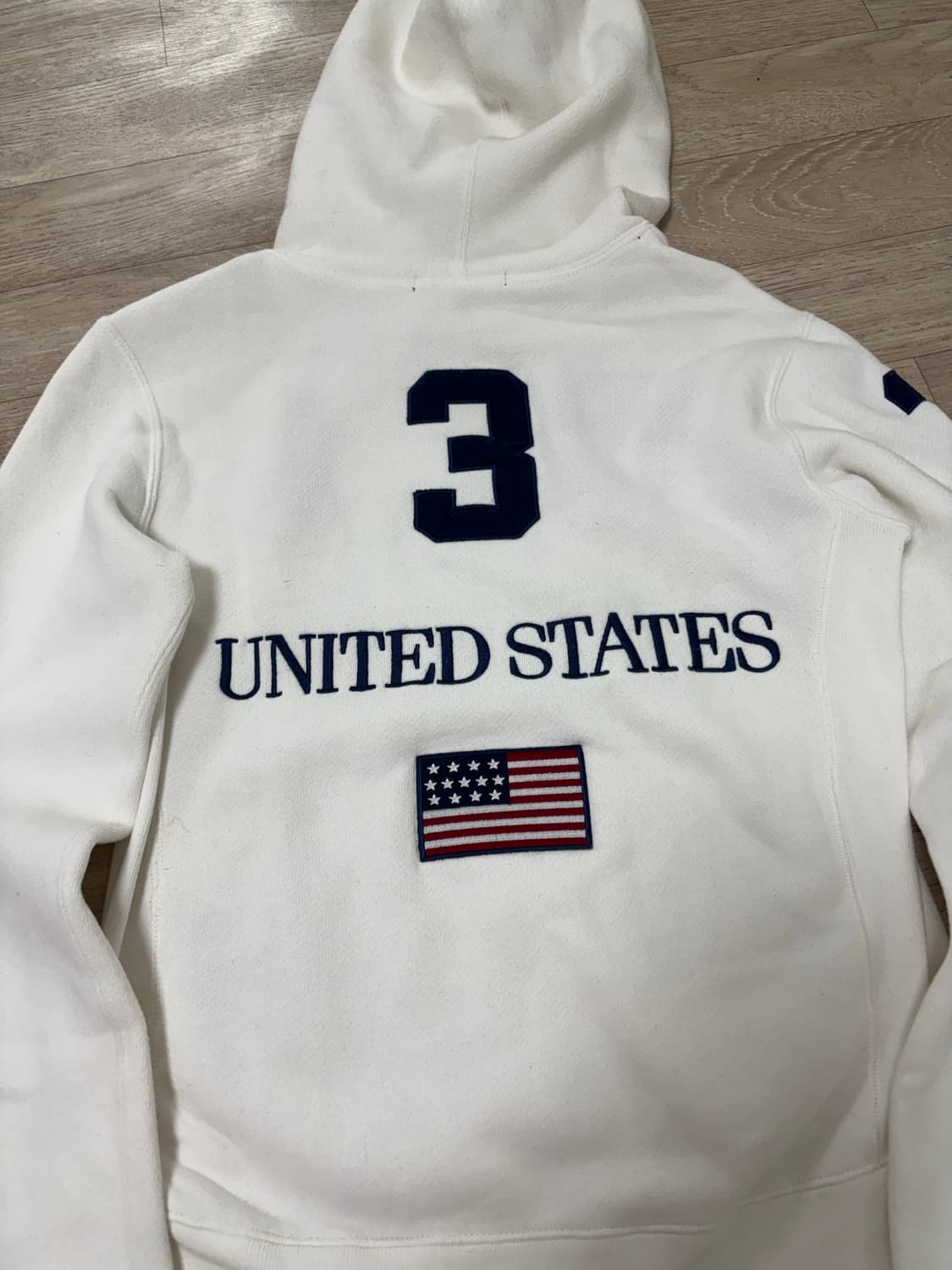 폴로 빅포니 성조기 기모 후드티 상품이미지2