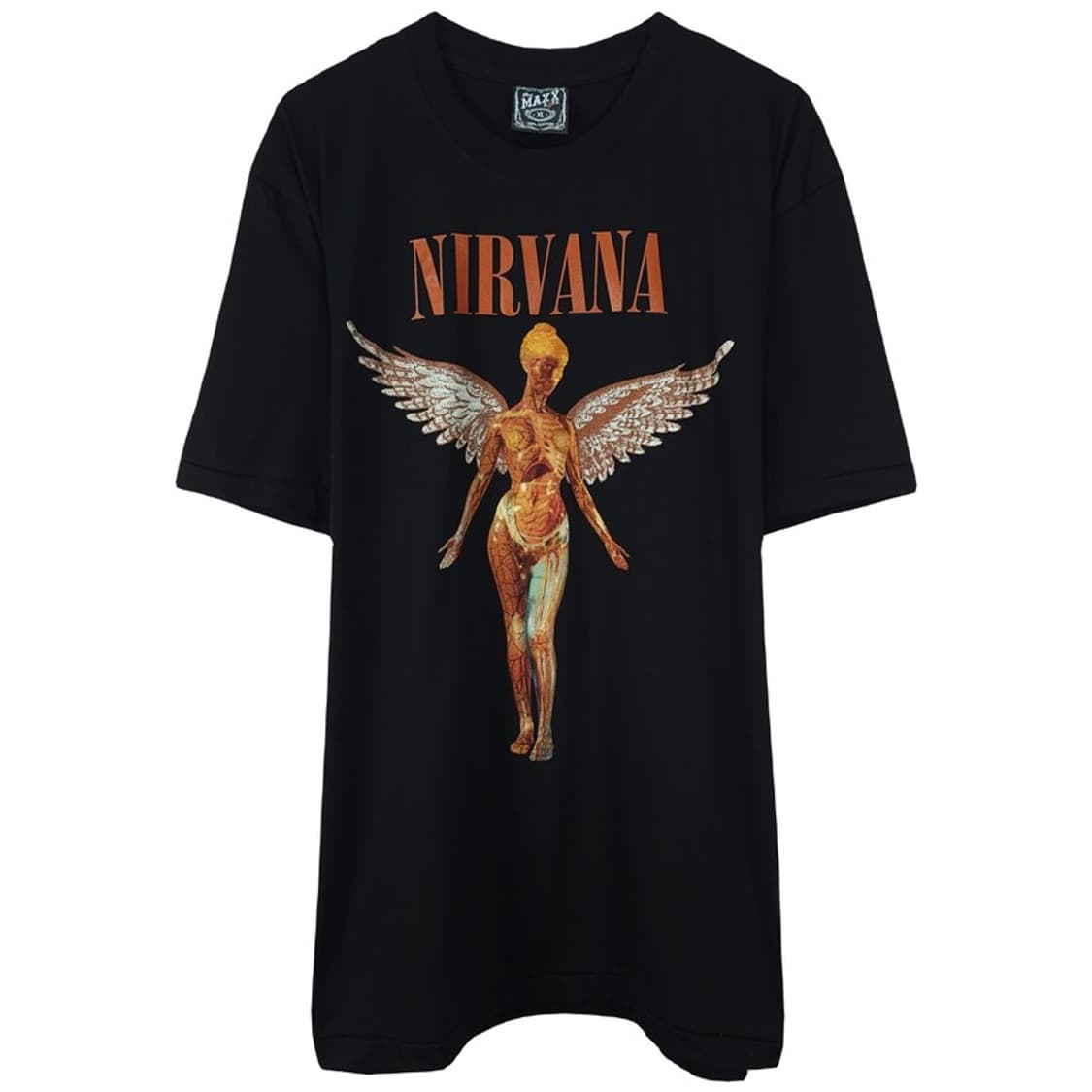 [너바나](새상품) 3집 In Utero 프린팅 반팔티 락티 M21348 상품이미지2