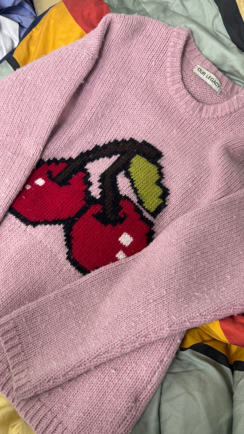 [50] OUR LEGACY 체리 니트 상품이미지1