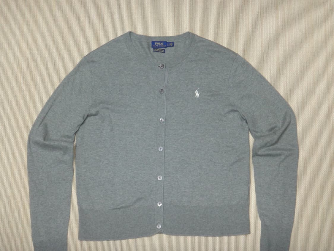 (L) 폴로랄프로렌 여성용 크루넥 니트 가디건 상품이미지3