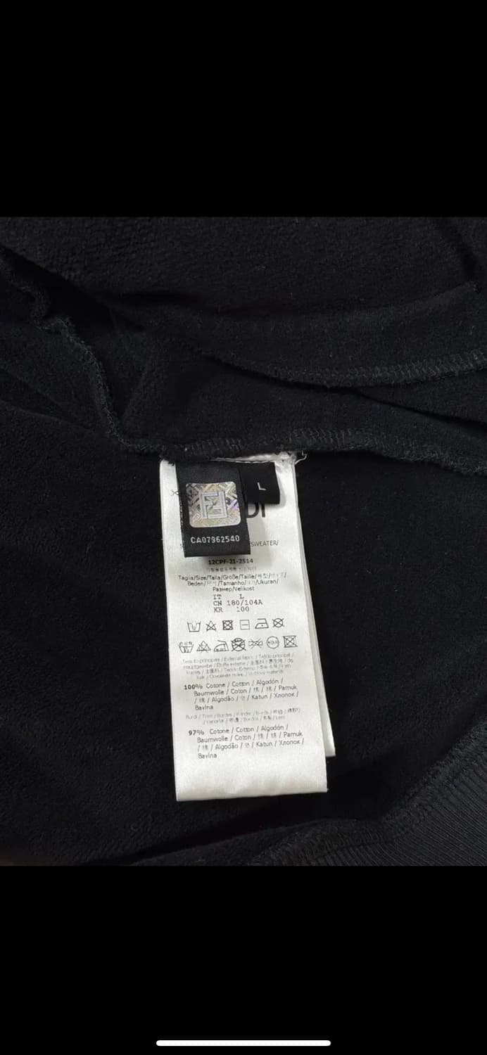 매장판 / 펜디 암그라데이션 후드티 L사이즈 상품이미지3