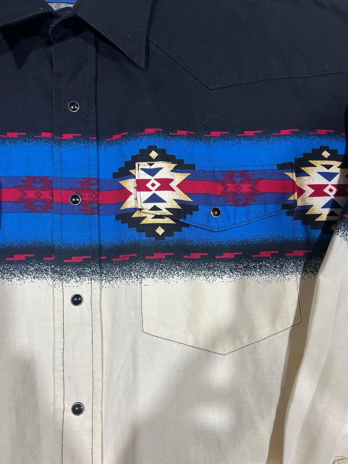 [2XL] 90s 랭글러 나바호 패턴 웨스턴 셔츠 상품이미지3