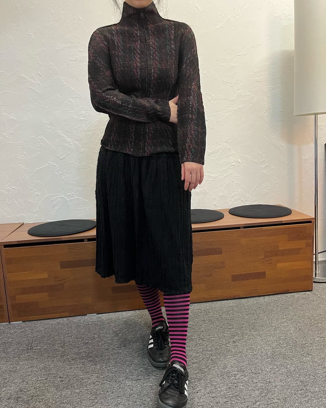 이세이 미야케 09AW 플리츠 가디건 상품이미지1