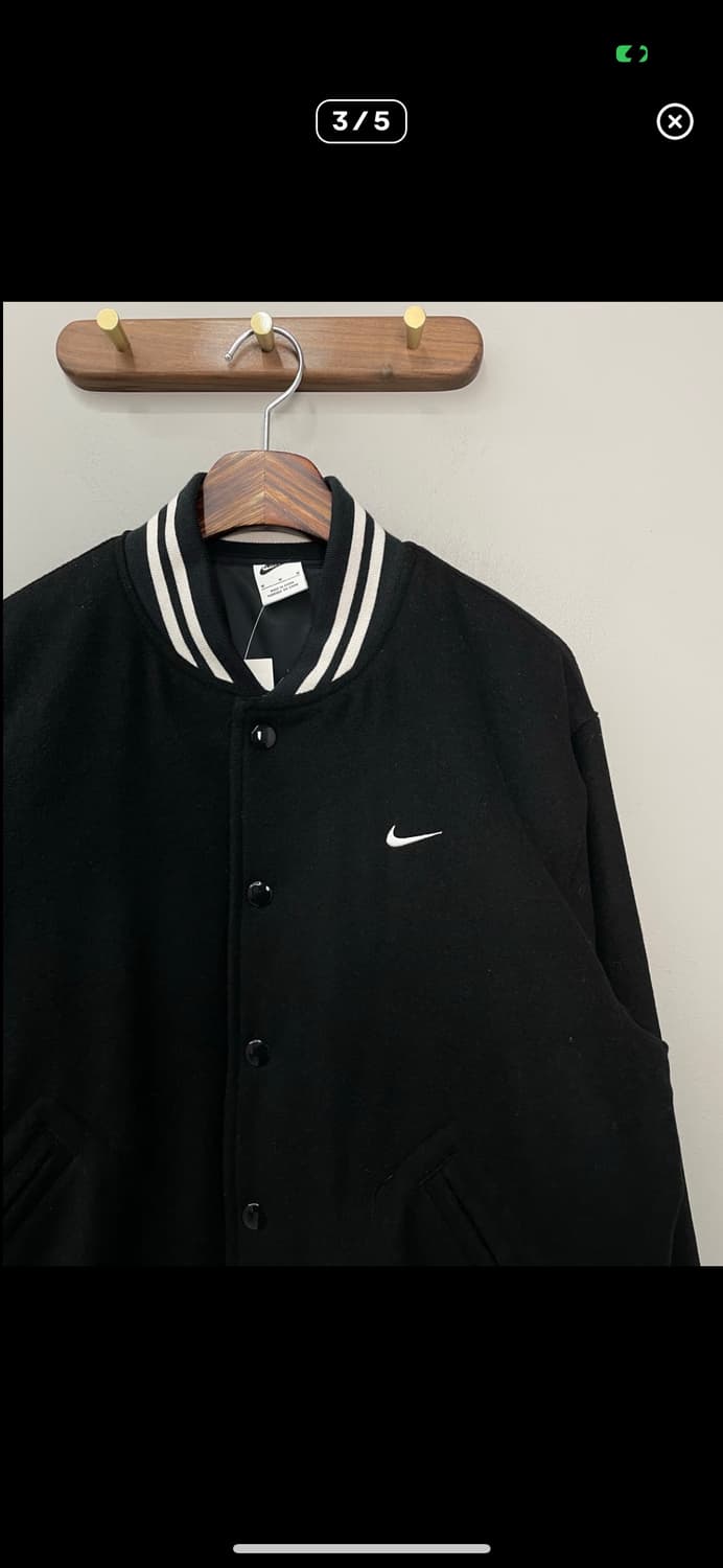 나이키 NSW 블랙 바시티자켓 A3330 상품이미지3