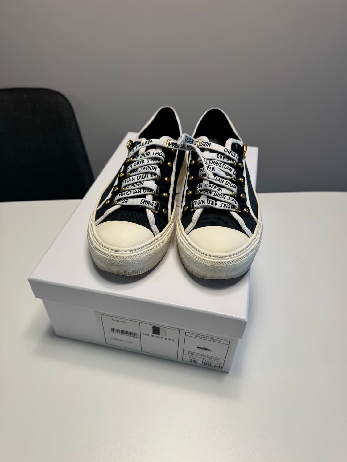 디올 오블리크 국내 백화점 구매 스니커즈 36 상품이미지4