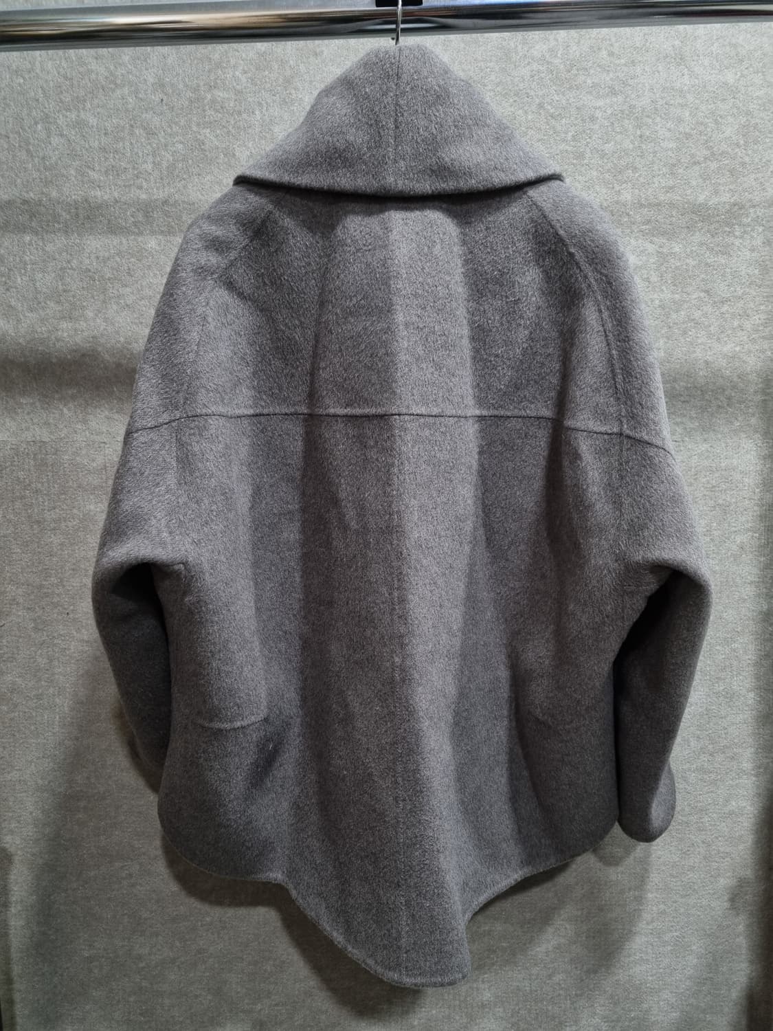 여성 55size 타임 핸드메이드 자켓 울 앙고라 캐시미어 혼방 상품이미지2