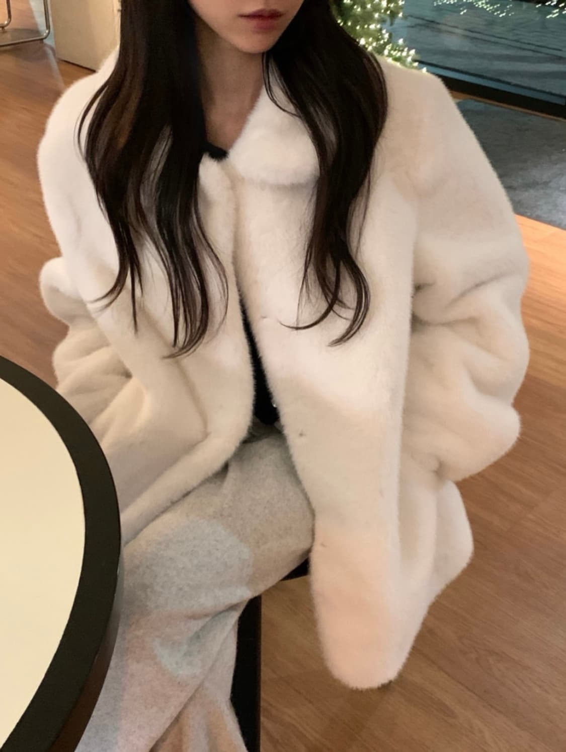 (새상품)멜로 밍크 퍼코트 상품이미지7