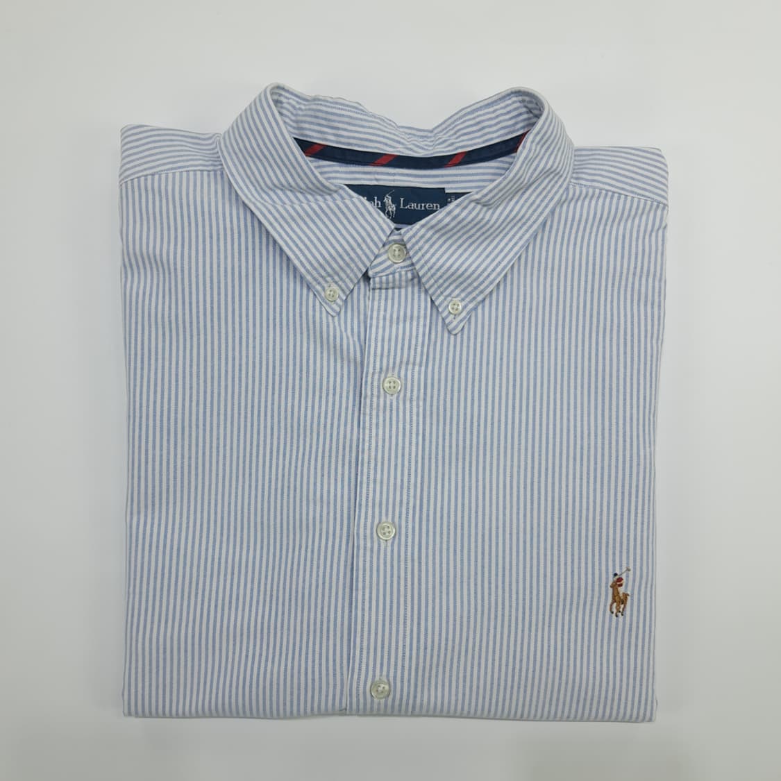 Co905 3XL Big 폴로 랄프로렌 클래식 스트라이프 긴팔 셔츠 남방 상품이미지10