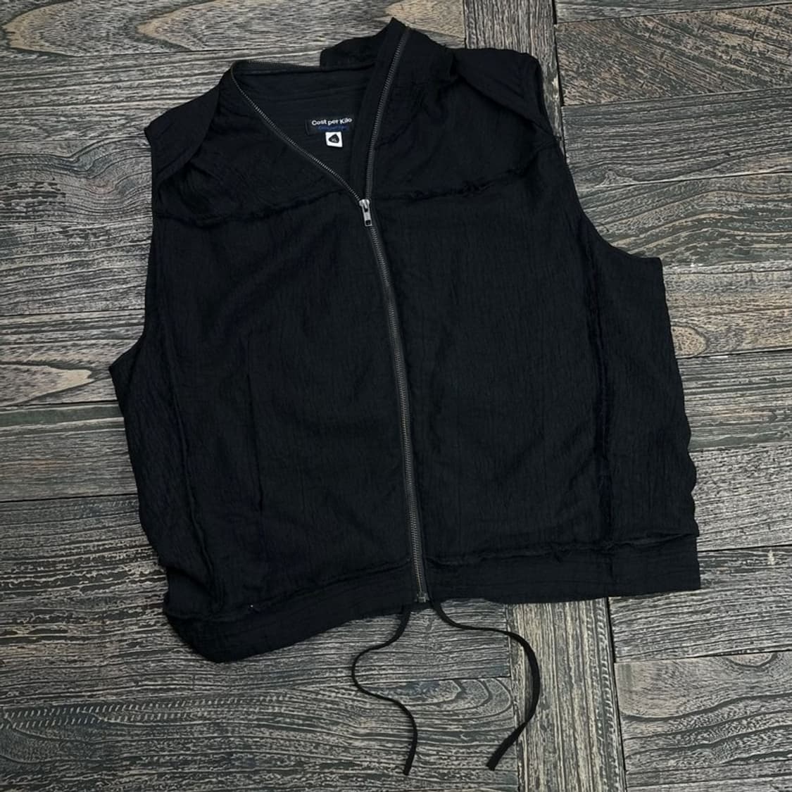 [코스트퍼킬로] 풀 백 베스트 조끼 블랙 P01175 상품이미지1