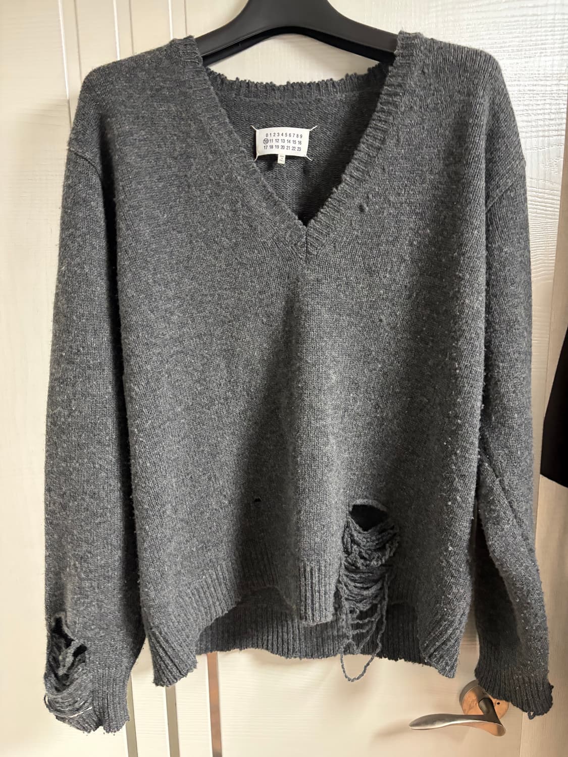 마르지엘라 디트로이트 브이넥 니트 XL 상품이미지1