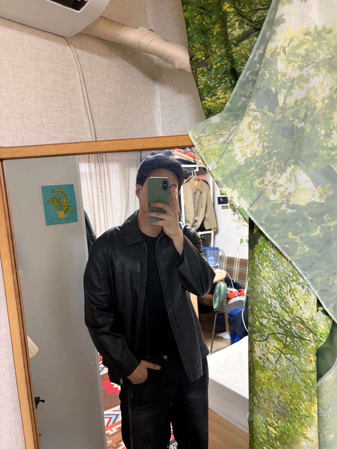 00s 램스킨 양가죽 싱글라이더 자켓 가죽자켓 상품이미지8
