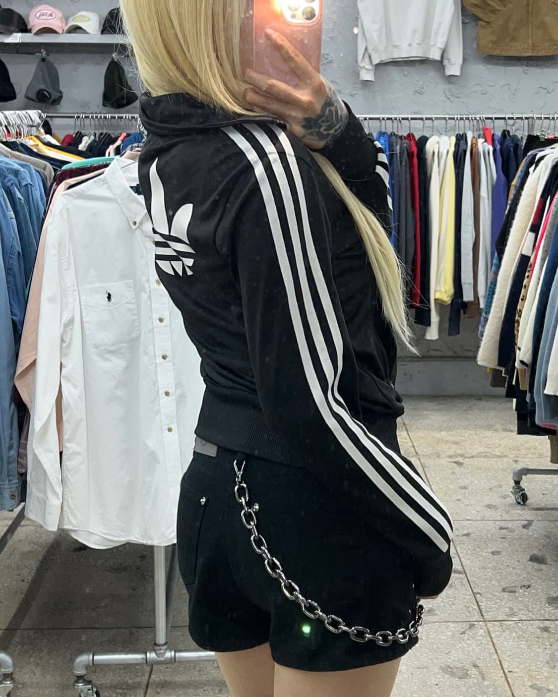 착샷O 아디다스 블랙 빅로고 져지 85 상품이미지8