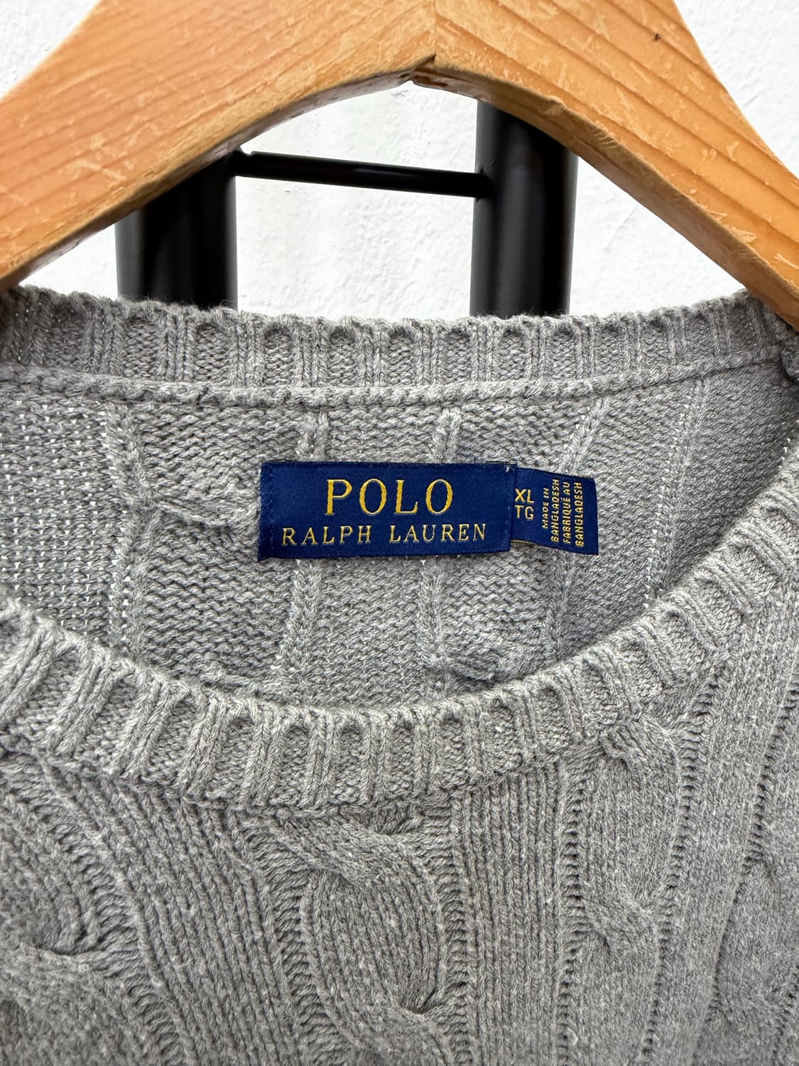 정품) 폴로랄프로렌 남성 케이블 니트 XL  상품이미지6