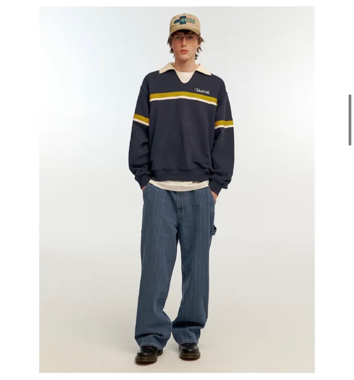 테켓 teket Language Sweatshirt Navy _ M 상품이미지4