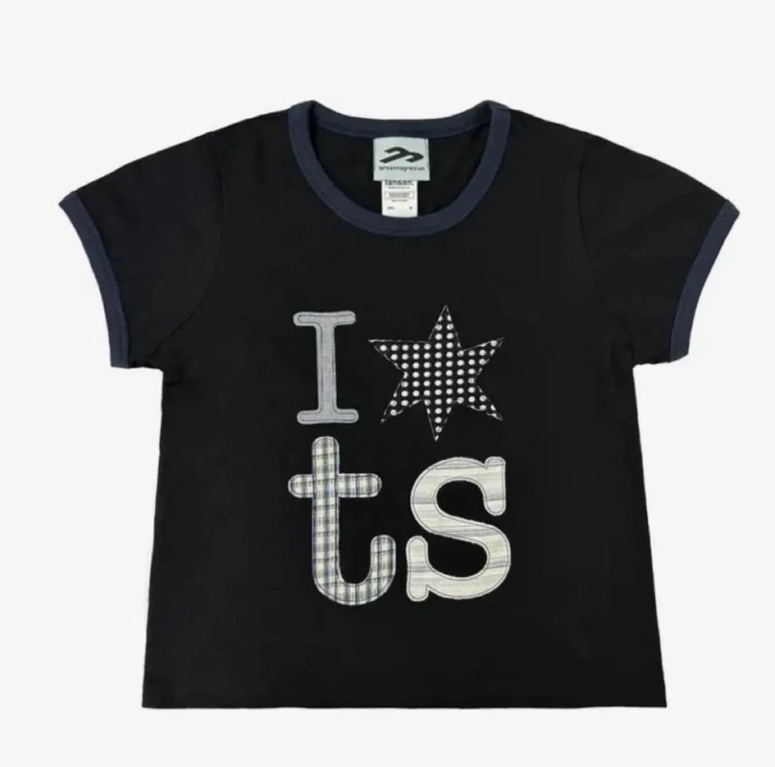 탄산마그네슘 반팔 링거티 블랙 상품이미지1