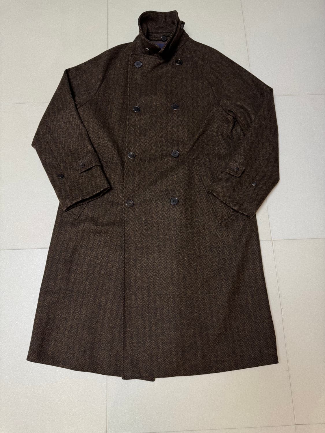 코히어런스 FouFou 쉐브론 트위드 브라운 상품이미지1