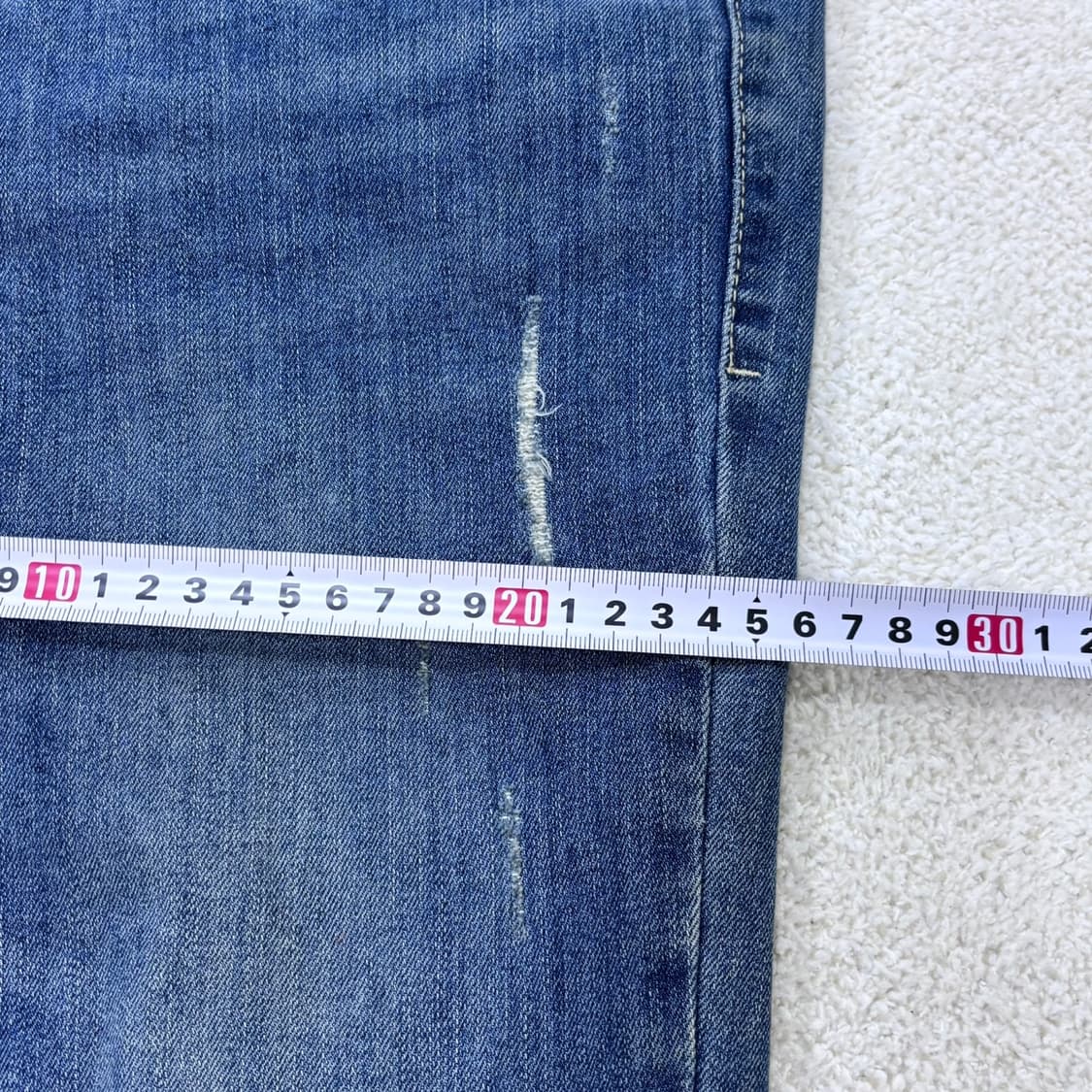 M(33) 플랙 디스트로이드 데님 팬츠 0311E 상품이미지8