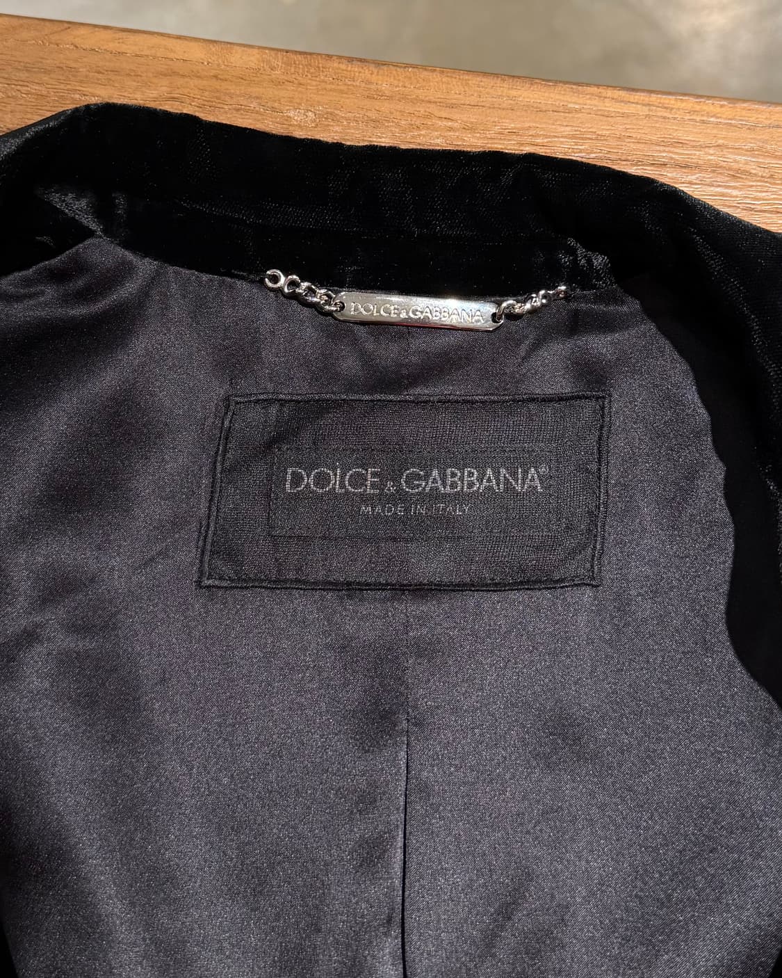 돌체앤가바나 블랙 벨루어 아카이브 블레이저 상품이미지8