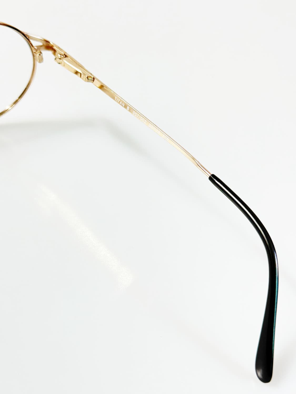 독일제 BELLEVUE 골드 티타늄 오벌 프레임 빈티지 안경 상품이미지6