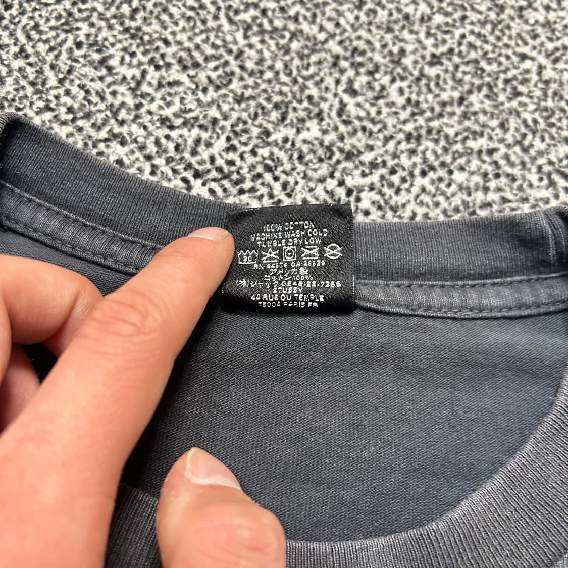 스투시(stussy)블랙 비치 루트 반팔티 상품이미지5