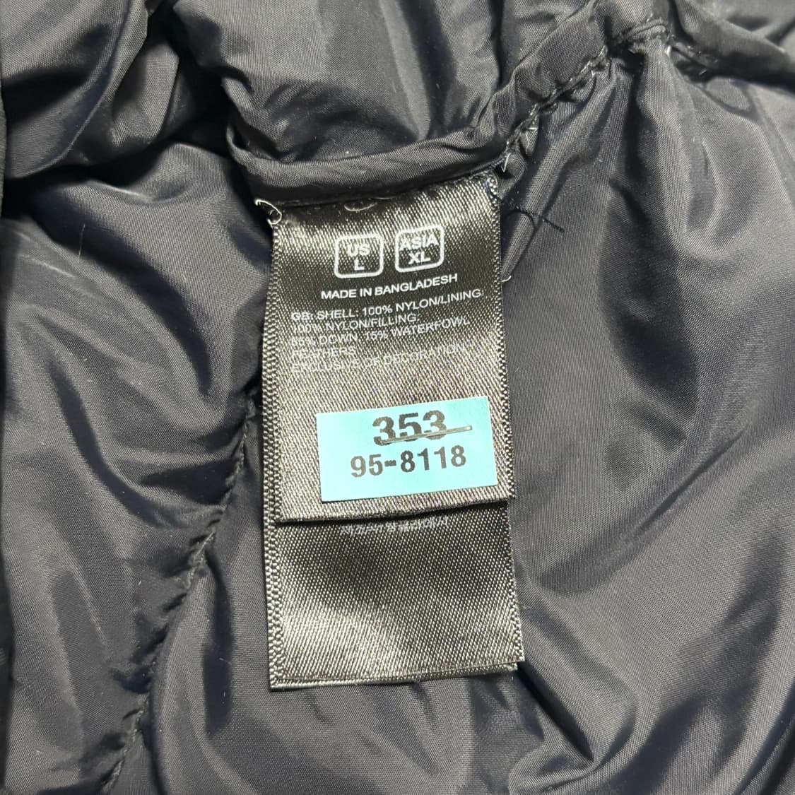 XL 노스페이스 1996 눕시 다운 700 블랙패딩 상품이미지5