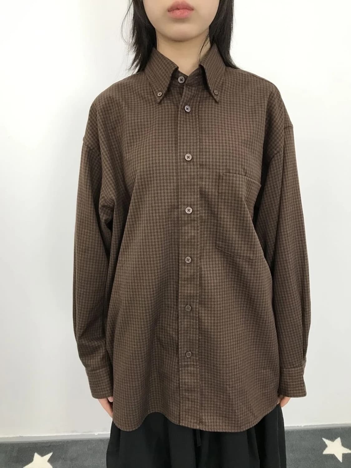 Uniqlo U Brown Check Shirt 상품이미지2