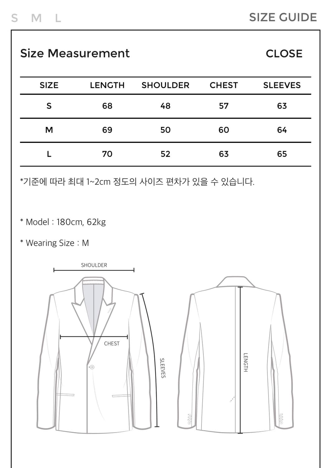 L)유스 보일드 울 레더 자켓 상품이미지4