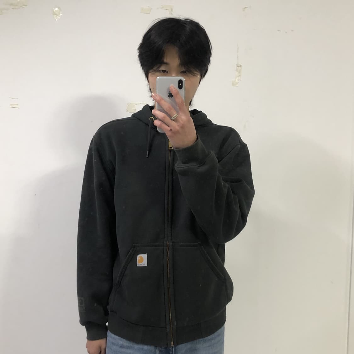 칼하트 레인디펜더 후드집업 상품이미지3