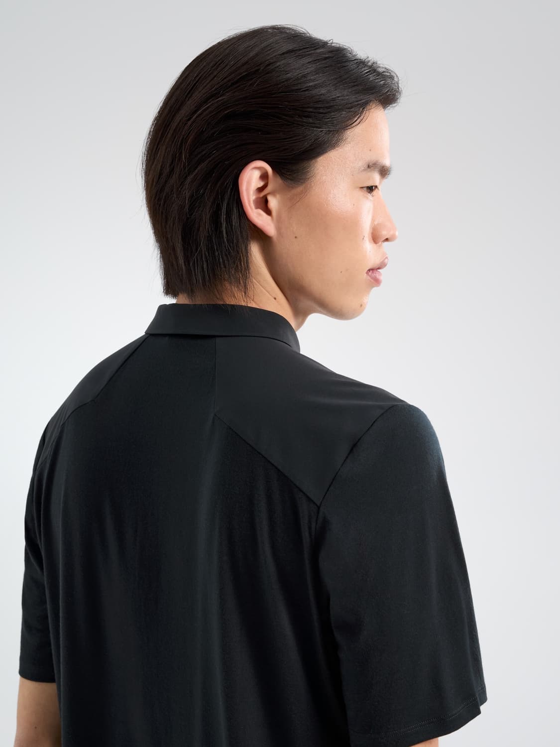 [M] 베일런스 프레임 SS 폴로 셔츠 블랙 상품이미지6