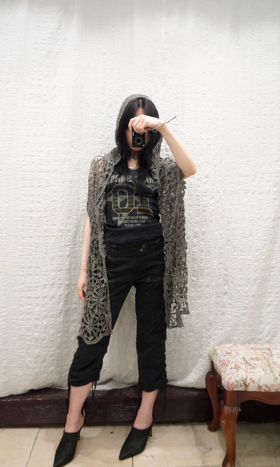 Crochet summer hoodie scarf 상품이미지3