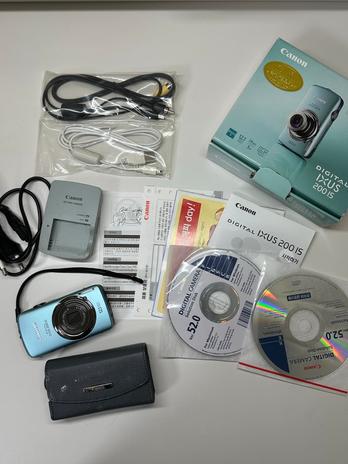 캐논 익서스 200IS 블루 (풀박스, 작례O) 상품이미지2