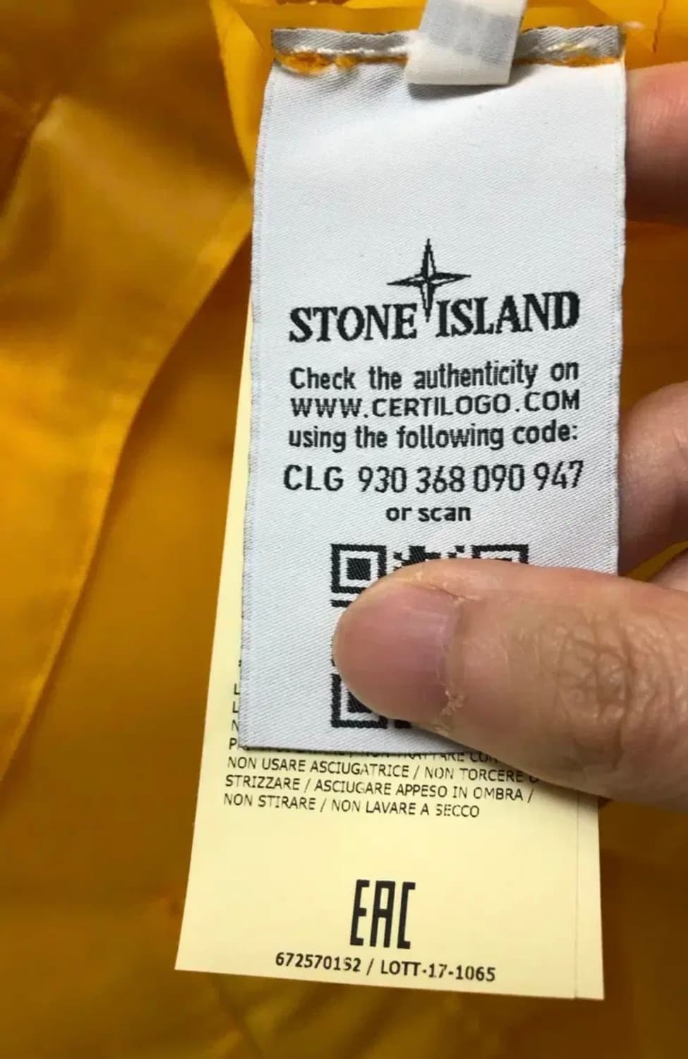 스톤아일랜드X슈프림 폴리 커버 아노락 상품이미지6