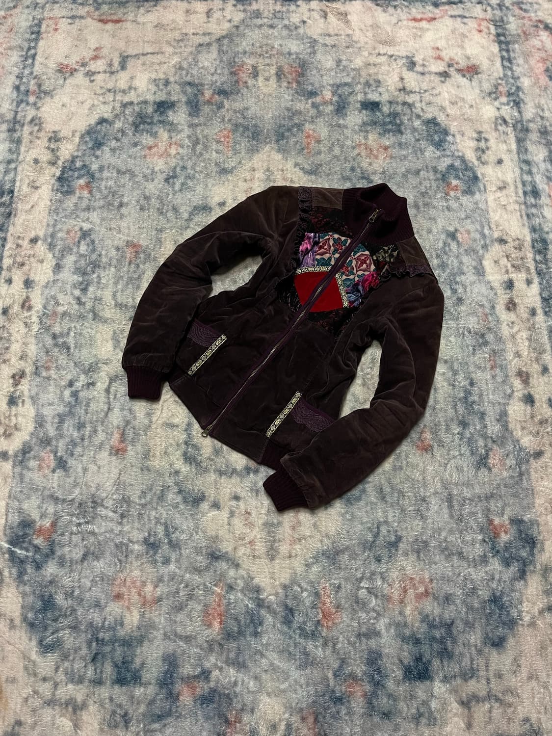 Ozz on oriental frill corduroy jacket 상품이미지1