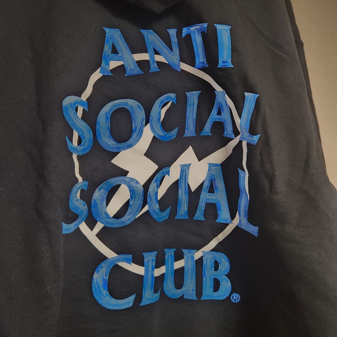 XL 프라그먼트 x 안티소셜클럽 기모 후디 맨투맨 상품이미지1
