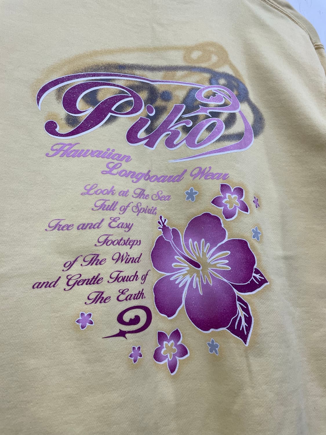 Piko 피코 글리터 히비스커스 빅 프린팅 스웻셔츠 상품이미지7